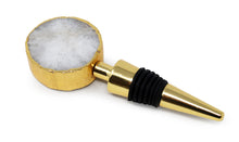 Load image into Gallery viewer, Bottle Stopper with Agate Stone Head