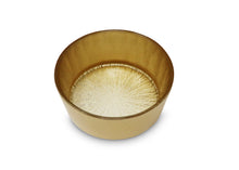 Load image into Gallery viewer, Set of 4 Crystal Glass Plates with Gold Border
