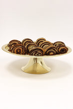 Load image into Gallery viewer, Cake Dome Gold with Clear Ball Knob - 11"