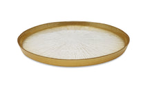 Load image into Gallery viewer, Set of 4 Crystal Glass Plates with Gold Border