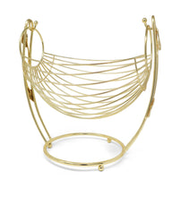 Load image into Gallery viewer, Gold Wire Decorative Basket, 13"