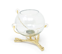 Load image into Gallery viewer, Branch Bowl Centerpiece with Ball Design - 8.3"
