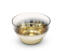 Load image into Gallery viewer, Set of 6 Dessert Bowls with Gold Ombre Design, 4"D