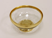 Load image into Gallery viewer, Jar with Gold Detail and Clear Ball Knob - 5.5"D