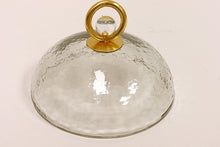 Load image into Gallery viewer, Jar with Gold Detail and Clear Ball Knob - 5.5"D