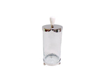 Load image into Gallery viewer, Glass Canister with Metal Lid and Marble Knob (3 Sizes)
