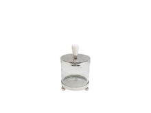 Load image into Gallery viewer, Glass Canister with Metal Lid and Marble Knob (3 Sizes)