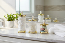 Load image into Gallery viewer, Glass Canister with Metal Lid and Marble Knob (3 Sizes)