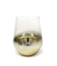 Load image into Gallery viewer, Set of 6 Tumblers with Gold Ombre Design, 15.5 oz