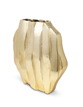 Load image into Gallery viewer, Gold Dimensional Vase