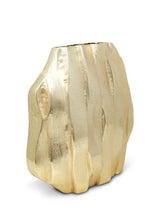 Load image into Gallery viewer, Gold Dimensional Vase