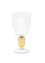 Load image into Gallery viewer, Set of 6 Water Glasses with Gold Detail Stem