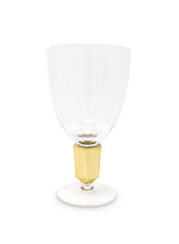 Load image into Gallery viewer, Set of 6 Water Glasses with Gold Detail Stem