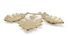Load image into Gallery viewer, 3 Sectional Leaf Dish