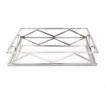 Load image into Gallery viewer, Oblong Mirror Tray with V-design