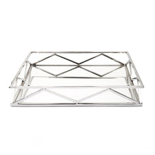 Load image into Gallery viewer, Oblong Mirror Tray with V-design