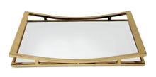 Load image into Gallery viewer, Rectangle Mirror Tray with Silver Walls (2 sizes)