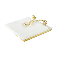 Load image into Gallery viewer, Square Napkin Holder with Ball Detail - 7.5"