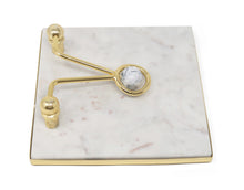 Load image into Gallery viewer, Square Napkin Holder with Ball Detail - 7.5"