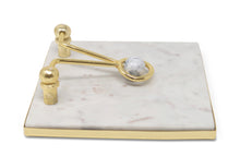 Load image into Gallery viewer, Square Napkin Holder with Ball Detail - 7.5"