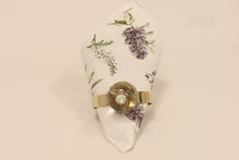 Load image into Gallery viewer, S/4 Napkin Rings Gold with Clear Ball Detail - 2"