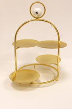 Load image into Gallery viewer, Multi Cake Stand Gold with Ball Detail- 13"H