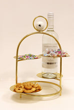 Load image into Gallery viewer, Multi Cake Stand Gold with Ball Detail- 13"H