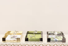 Load image into Gallery viewer, Tissue Holder Silver with Ball Legs - 9"L