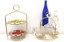 Load image into Gallery viewer, Multi Cake Stand Gold with Ball Detail- 13"H