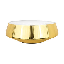 Load image into Gallery viewer, Gilded Salad Centerpiece Bowl