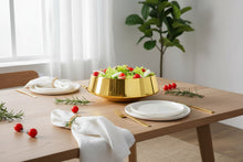 Load image into Gallery viewer, Gilded Salad Centerpiece Bowl