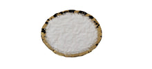 Load image into Gallery viewer, Set of 4 White Porcelain Plates with Gold Edge