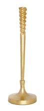 Load image into Gallery viewer, Spiral Design Gold Geometric Candlestick