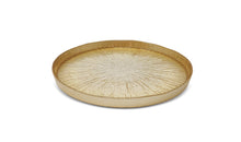Load image into Gallery viewer, Set of 4 Crystal Glass Plates with Gold Border