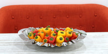 Load image into Gallery viewer, Oval Shaped Stainless Steel Bowl with Ruffle Edge
