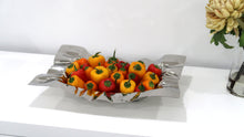 Load image into Gallery viewer, Rectangular Stainless Steel Crumpled Bowl