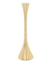 Load image into Gallery viewer, 3"D Set of 2 Gold Geometric Candlesticks
