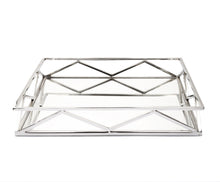 Load image into Gallery viewer, Oblong Mirror Tray with V-design
