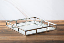Load image into Gallery viewer, Large Square Mirror Tray