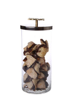 Load image into Gallery viewer, Glass Canister With Mosaic Design - 4"D X 8.25"H