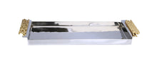 Load image into Gallery viewer, Rectangular Tray With Mosaic Handles - 14"L X 4"W